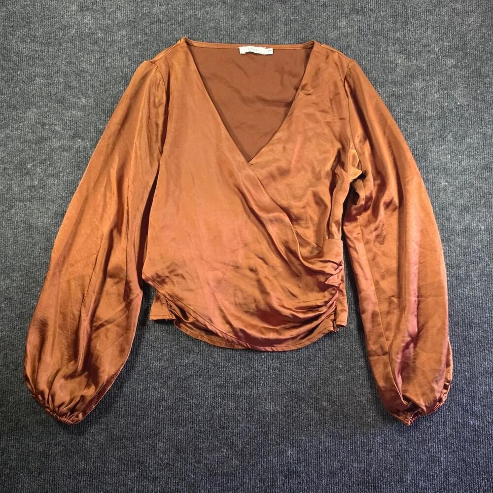 Lush Women's Gold Blouse